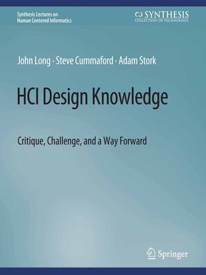 cover image of HCI Design Knowledge